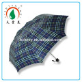 3 Folding Fancy Check Satin Hotel Umbrella print Ads